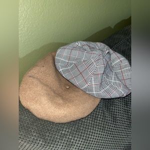 Set of TWO beret hats